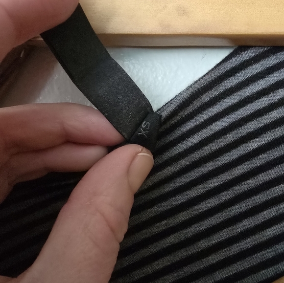 Chic Black and Gray Striped Sweater - Picture 6 of 12